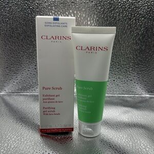 Clarins Pure Scrub Exfoliating Gel - White and Green